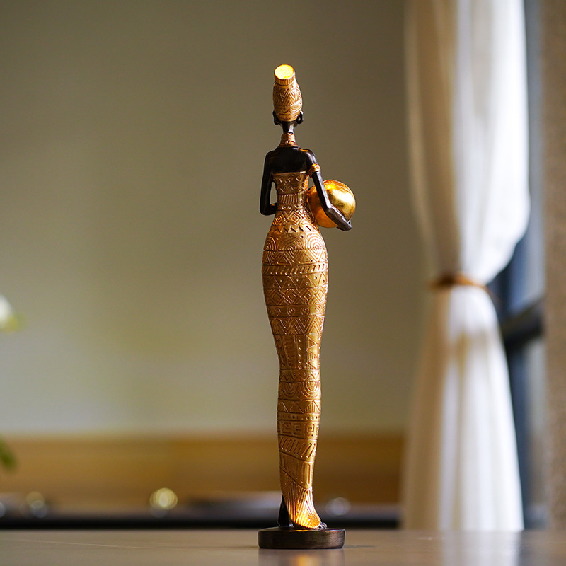 Retro African Crafts Black Wom - Resin Crafts recensione e prezzo