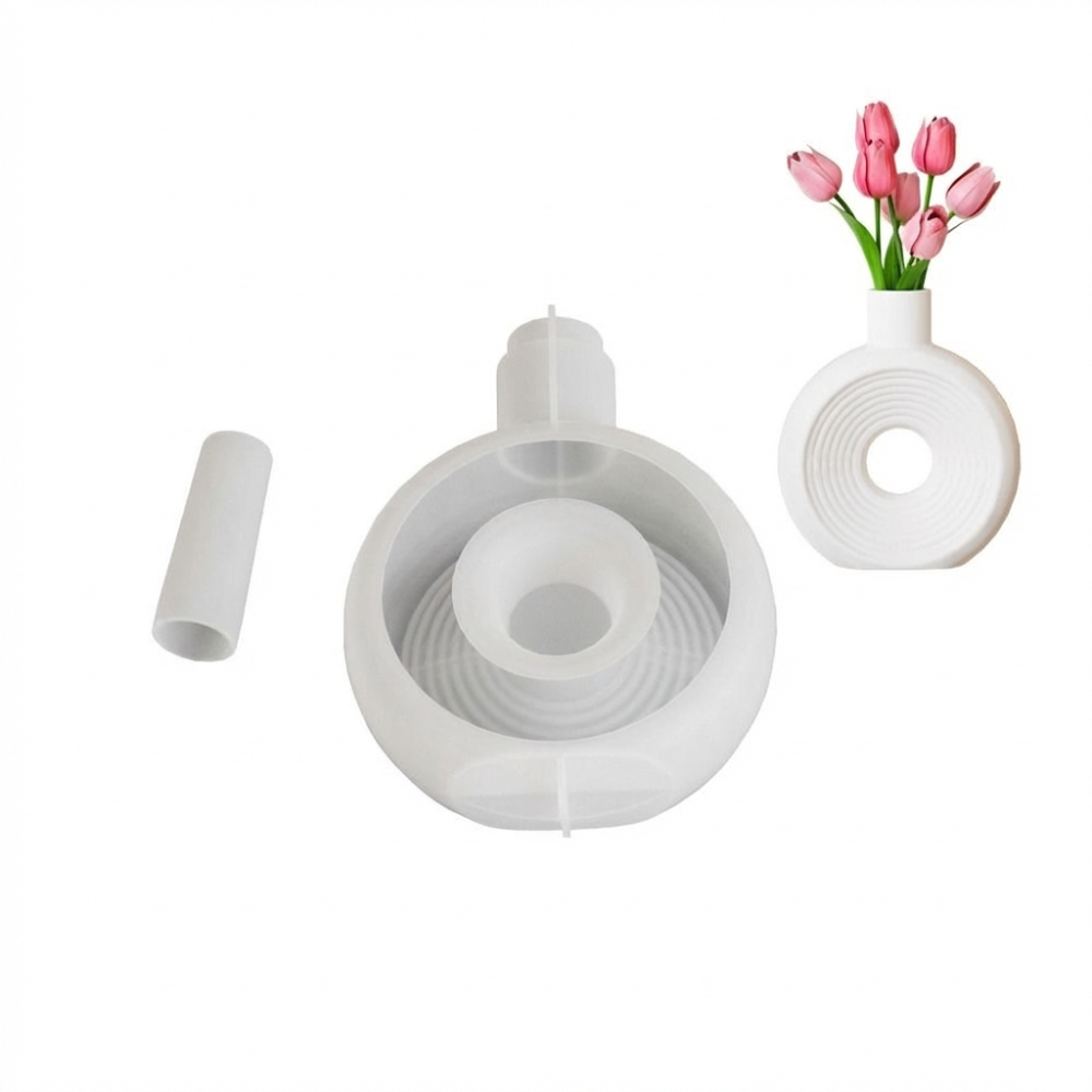 Oval Stripe Silicone Vase Mold - Resin Craft Workshop recensione e prezzo