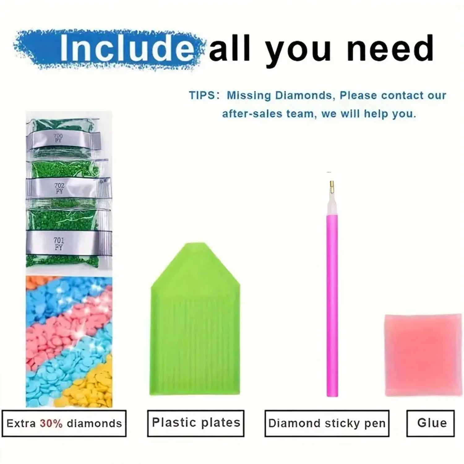 10/20/30 Pcs/Set DIY Diamond P - Resin Craft Kit recensione e prezzo