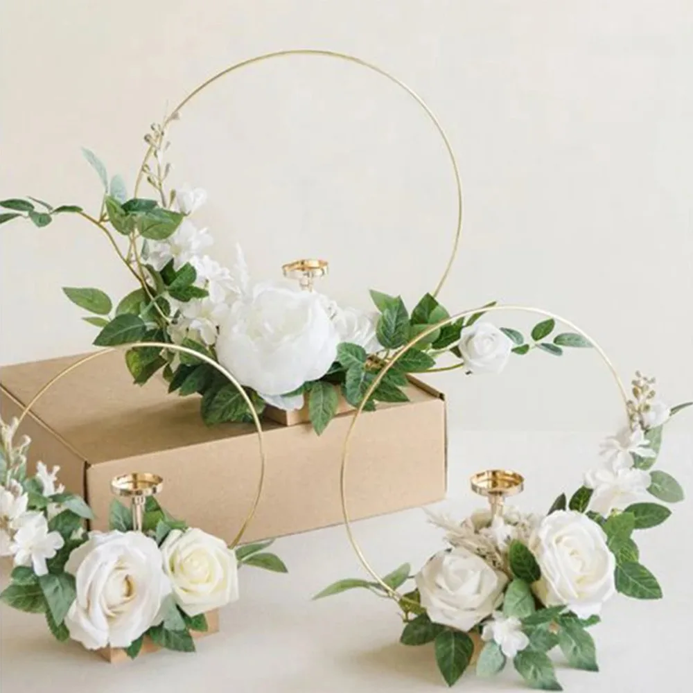 10-50cm Gold Metal Flowers Hoo - Wood Ring Blank recensione e prezzo