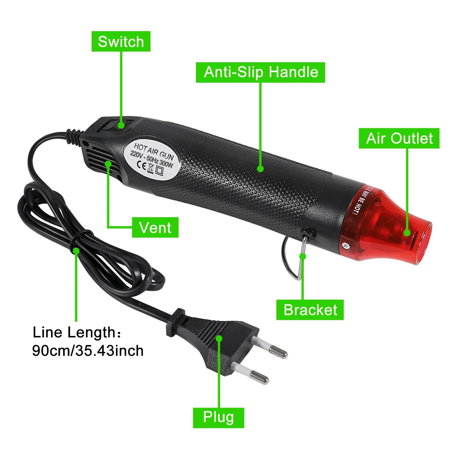 656/1060pcs Heat Shrink Tube W - Heat Gun Small recensione e prezzo