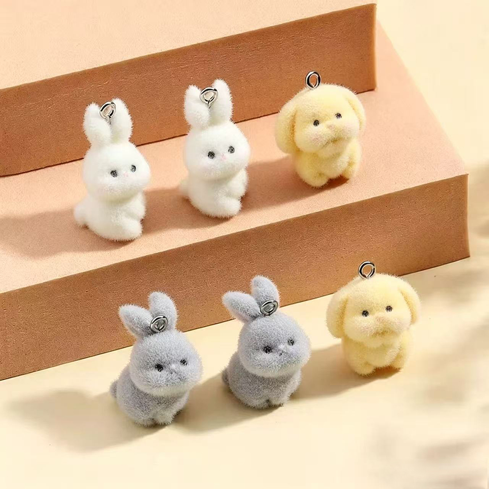 10pcs Flocking Little Rabbit R - Resin Craft Projects recensione e prezzo