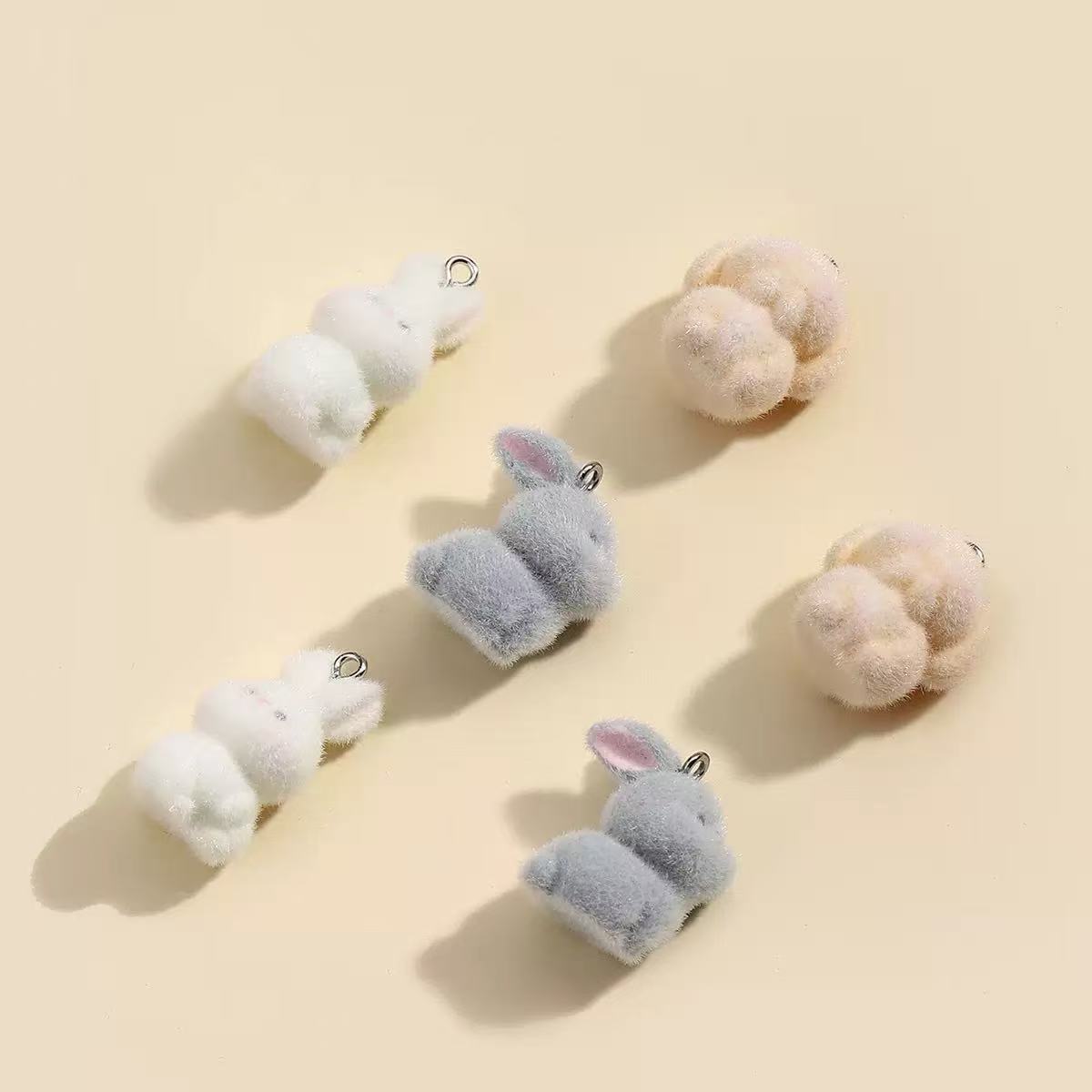 10pcs Flocking Little Rabbit R - Resin Craft Projects recensione e prezzo