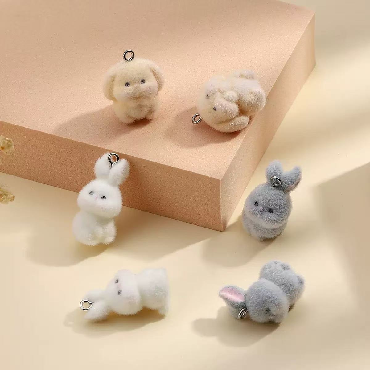 10pcs Flocking Little Rabbit R - Resin Craft Projects recensione e prezzo