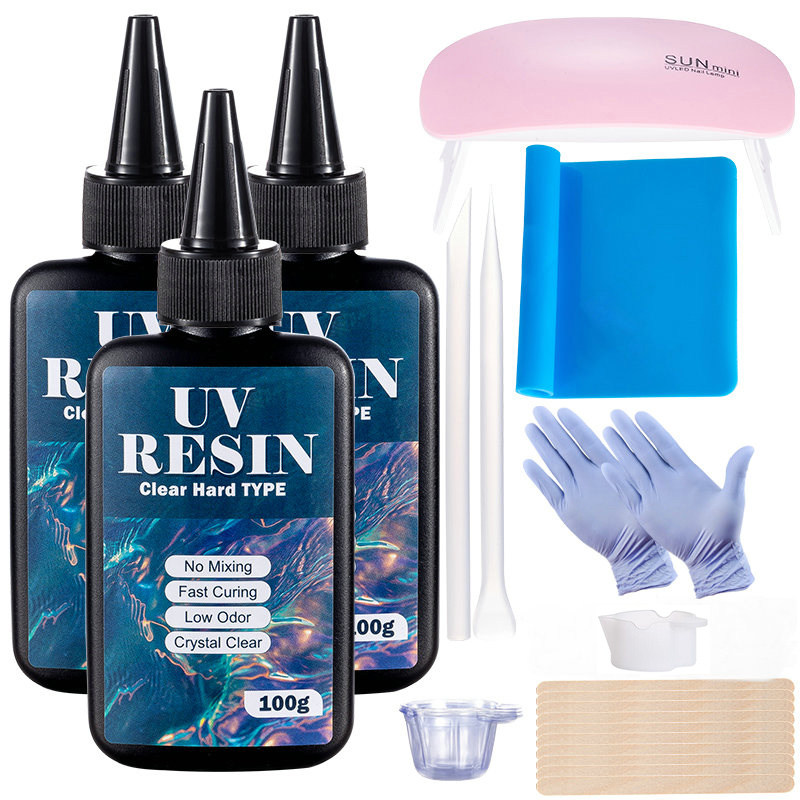 100g/250g Clear UV Resin Hard  - Gold Foil Flakes recensione e prezzo
