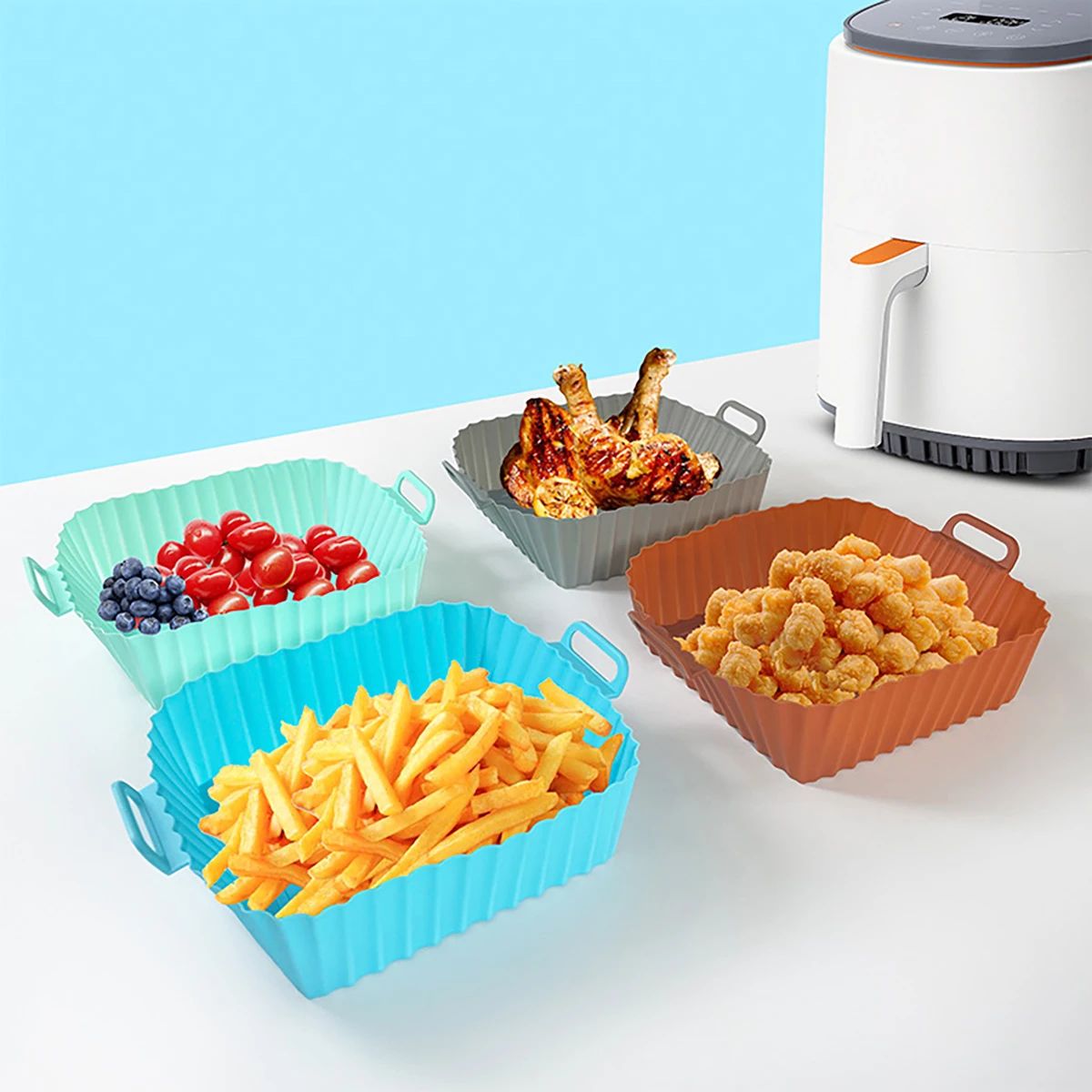 Silicone Fryer Mold Air Fryer  - Silicone Mold Tray recensione e prezzo