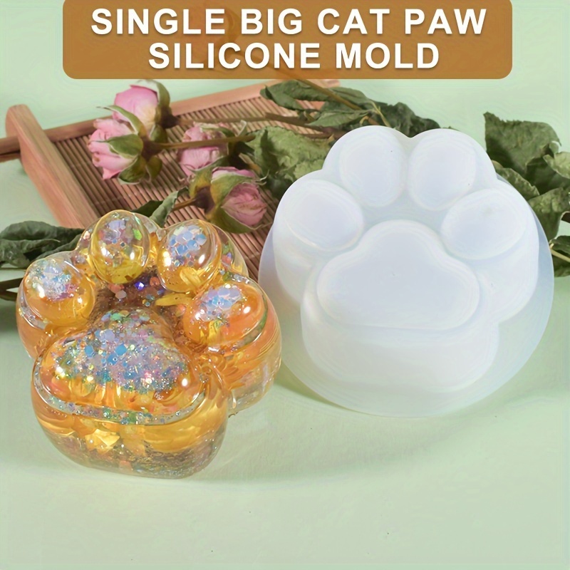 1 Large Cat Paw Silicone Mold， - Resin Craft Ideas recensione e prezzo